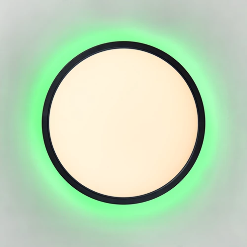 Lucide CASTOR - Lámpara de techo - Ø 32 cm - LED Regul. - CCT - 1x20W 2700K/6500K - RGB - Ópalo - detalle 3